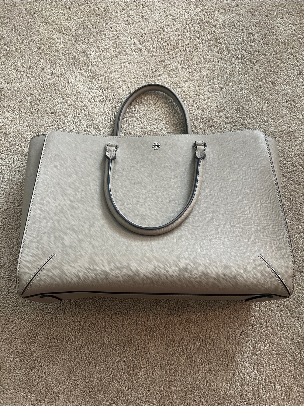 Tory Burch Gray Tote Bag